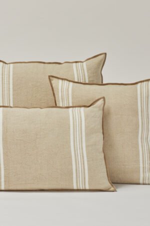 Cojín de lino Rene - Blanco