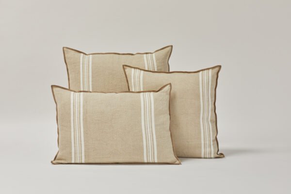 Cojín de lino Rene - Blanco