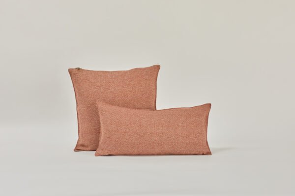 Cojín de lino Vasili - Borgoña