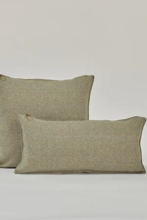 Cojín de lino Vasili - Plomo