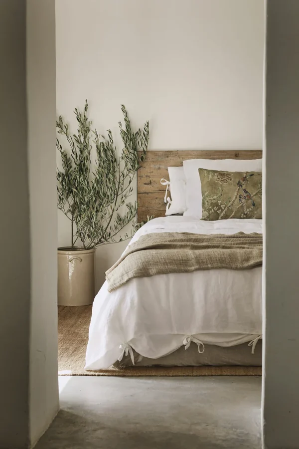 Cojín de lino Mary - Tierra