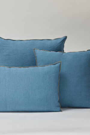 Cojín de lino Joan - Denim