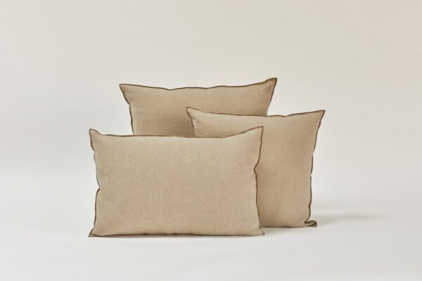 Cojín de lino Joan - Gris