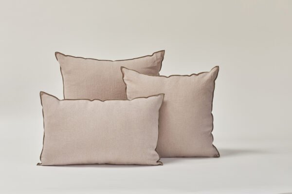 Cojín de lino Joan - Rosa Palo