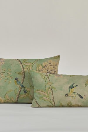 Cojín de lino Mary - Verde