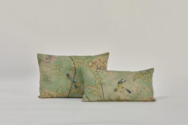 mary verde Cojín de lino Mary - Verde