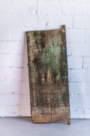 Puerta antigua Marroquí con pátina verde