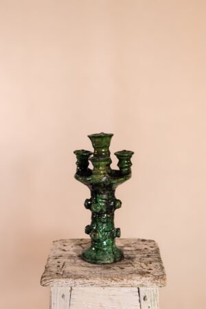 Candelabro 4 bocas punteado