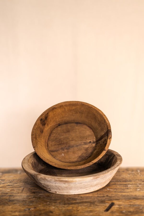 Bandeja antigua de teca  no. 1